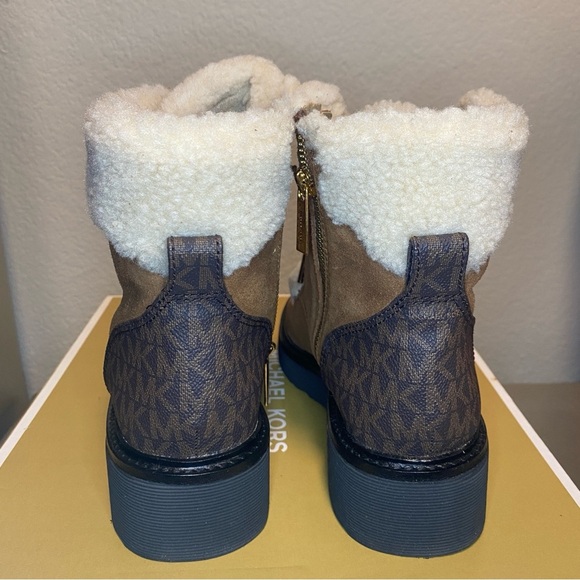 NIB MICHAEL KORS TRUDY FUR & SUEDE BOOTS IN LUGG MULTI - SIZE 7M - Picture 5 of 14